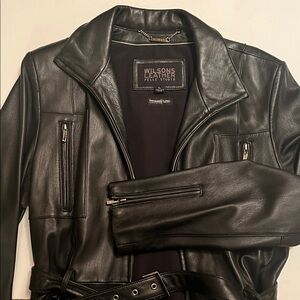 Wilsons Leather Black Jacket